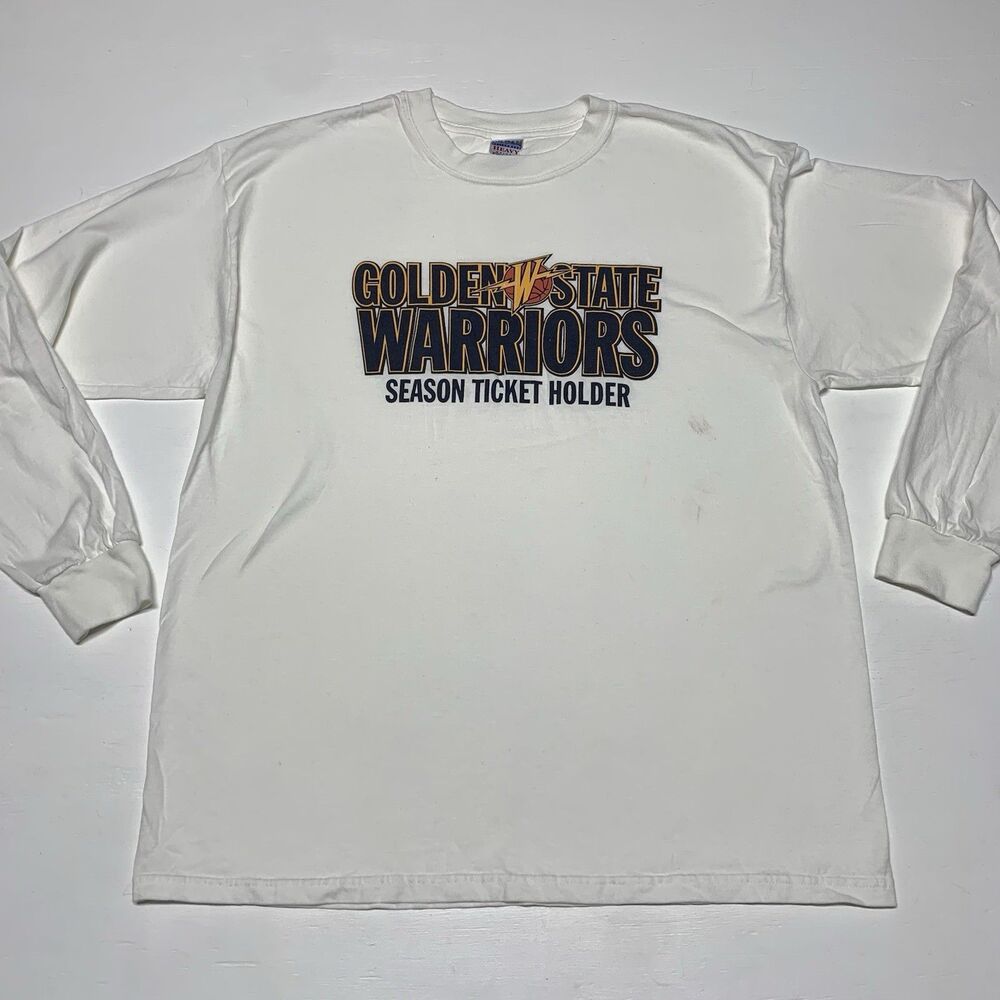 Gildan Golden State Warriors NBA Season Ticket Holder  Long Sleeve  XL